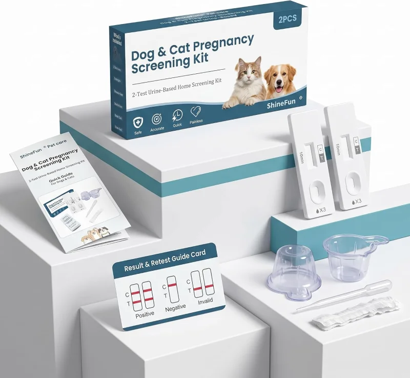 Dog & Cat Pregnancy Test Kit, 2-Test Urine-Based Screening